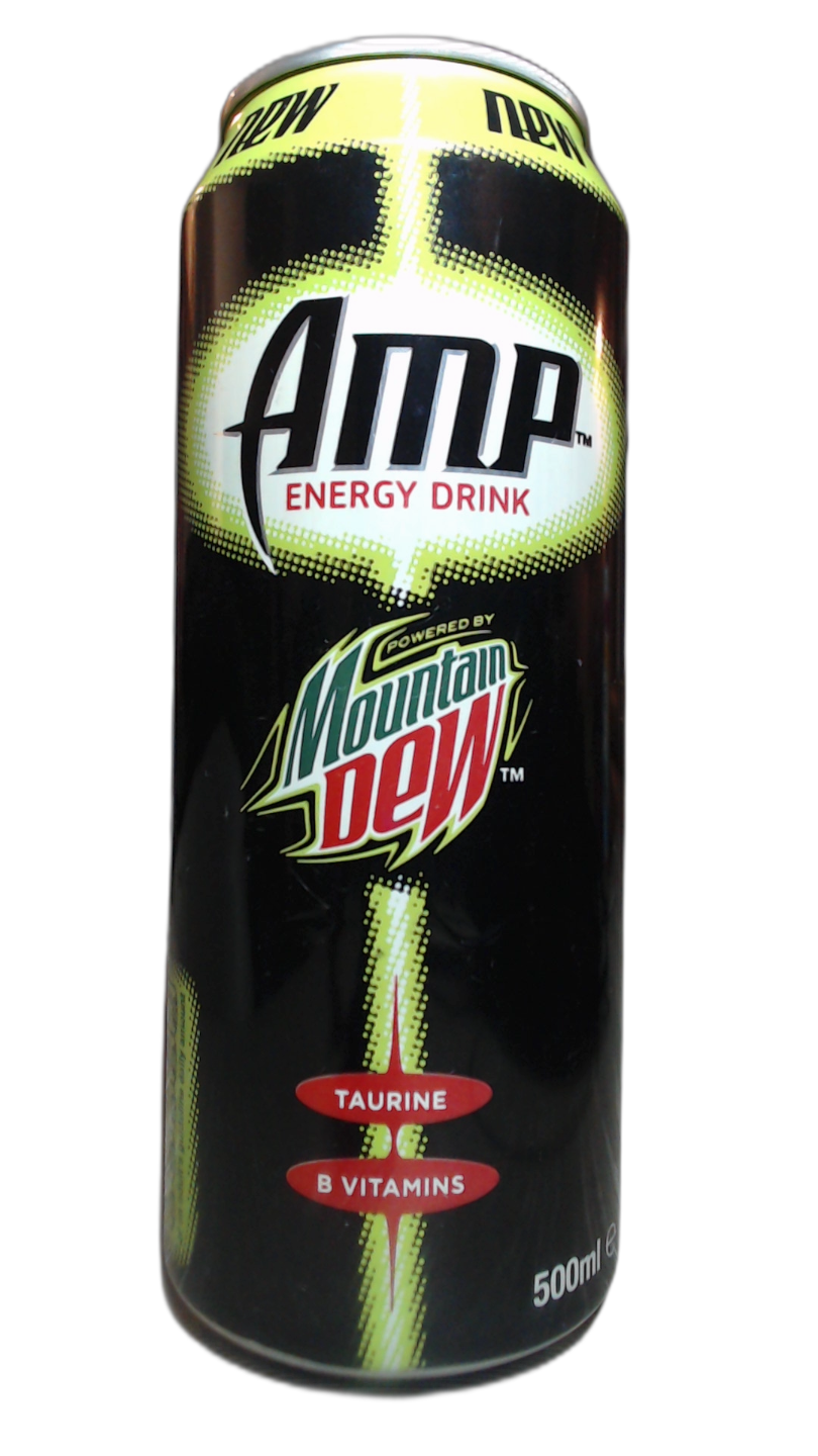 Amp powered by Mountain Dew