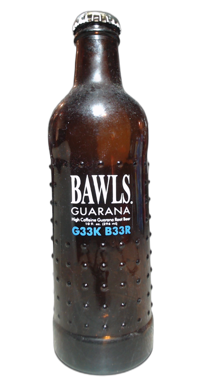 Bawls G33K B33R Glass Bottle