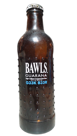 Bawls G33K B33R Glass Bottle