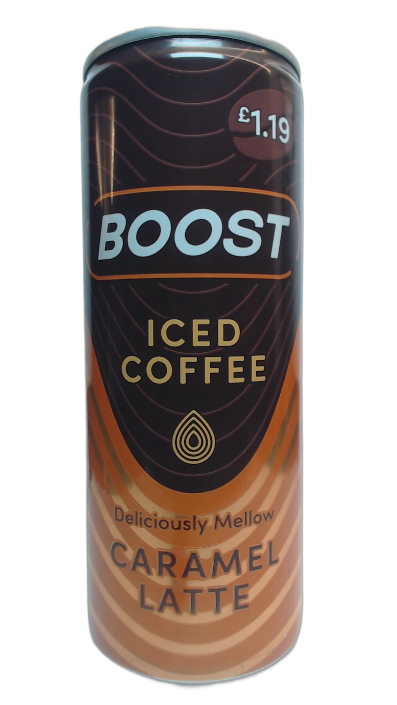 Boost Iced Coffee Caramel Latte