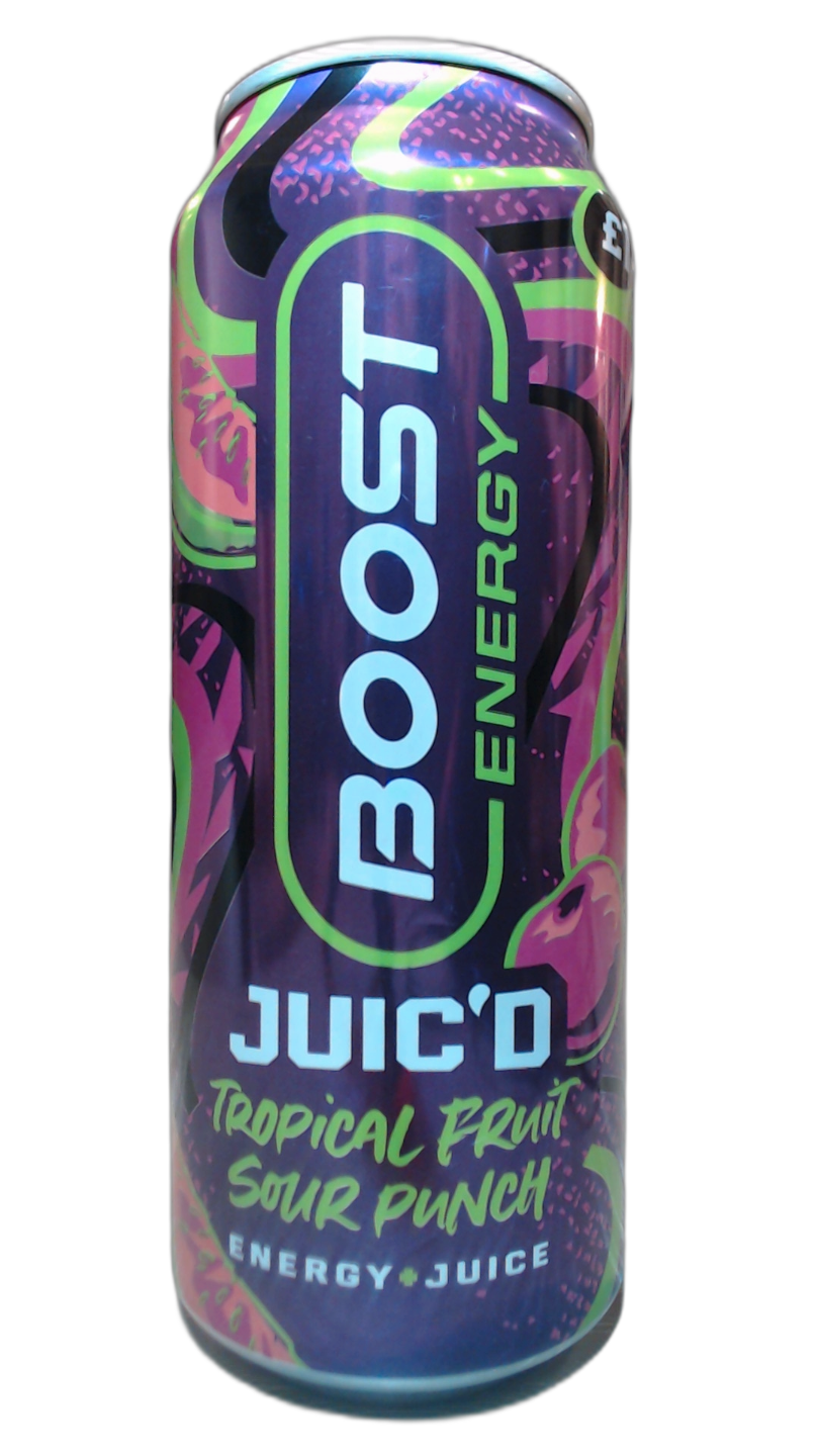 Boost Juic'd Tropical Fruit Sour Punch PMP £1