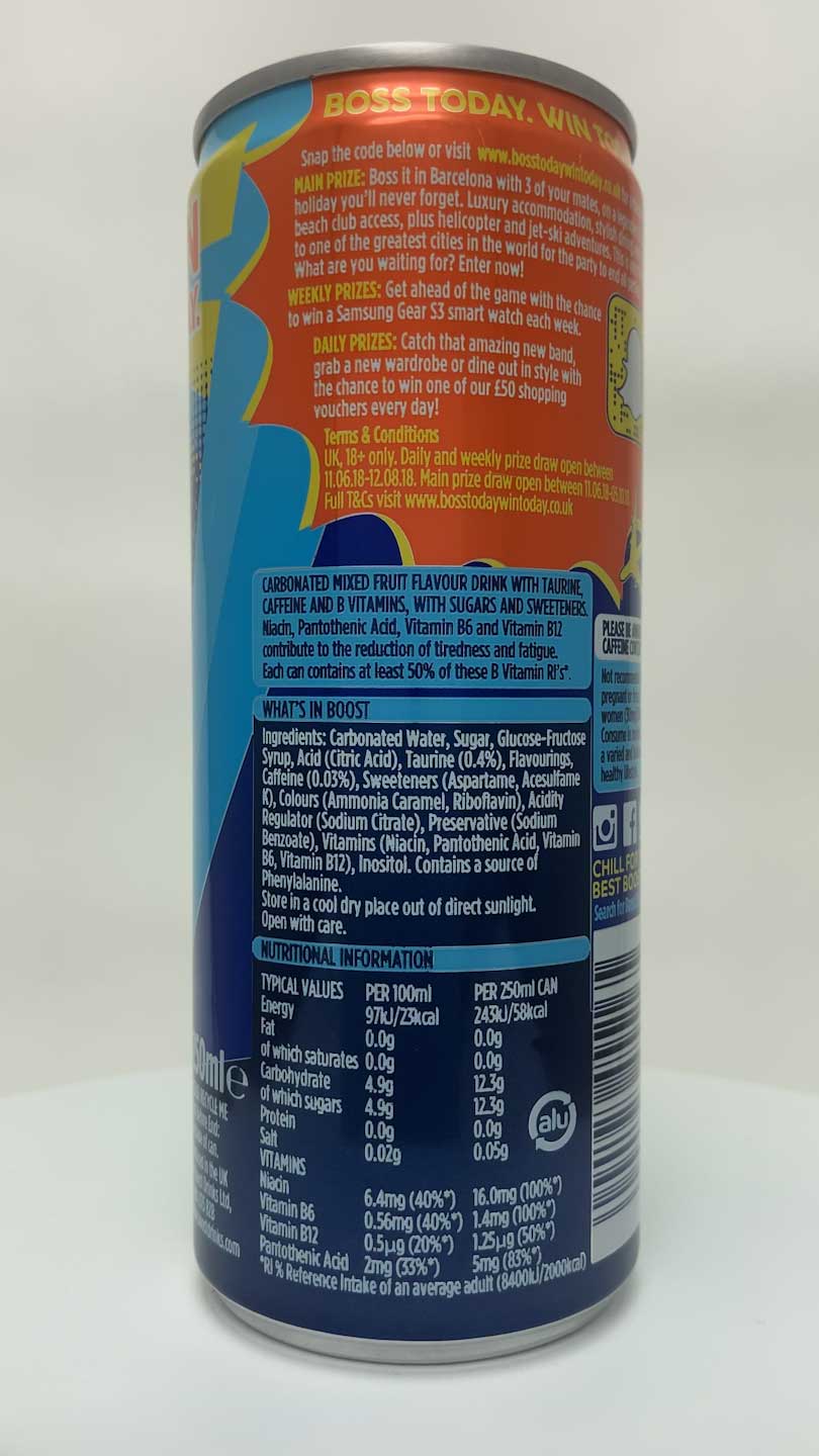 Boost Energy Original (with Competition) | Energy Drink Cans UK