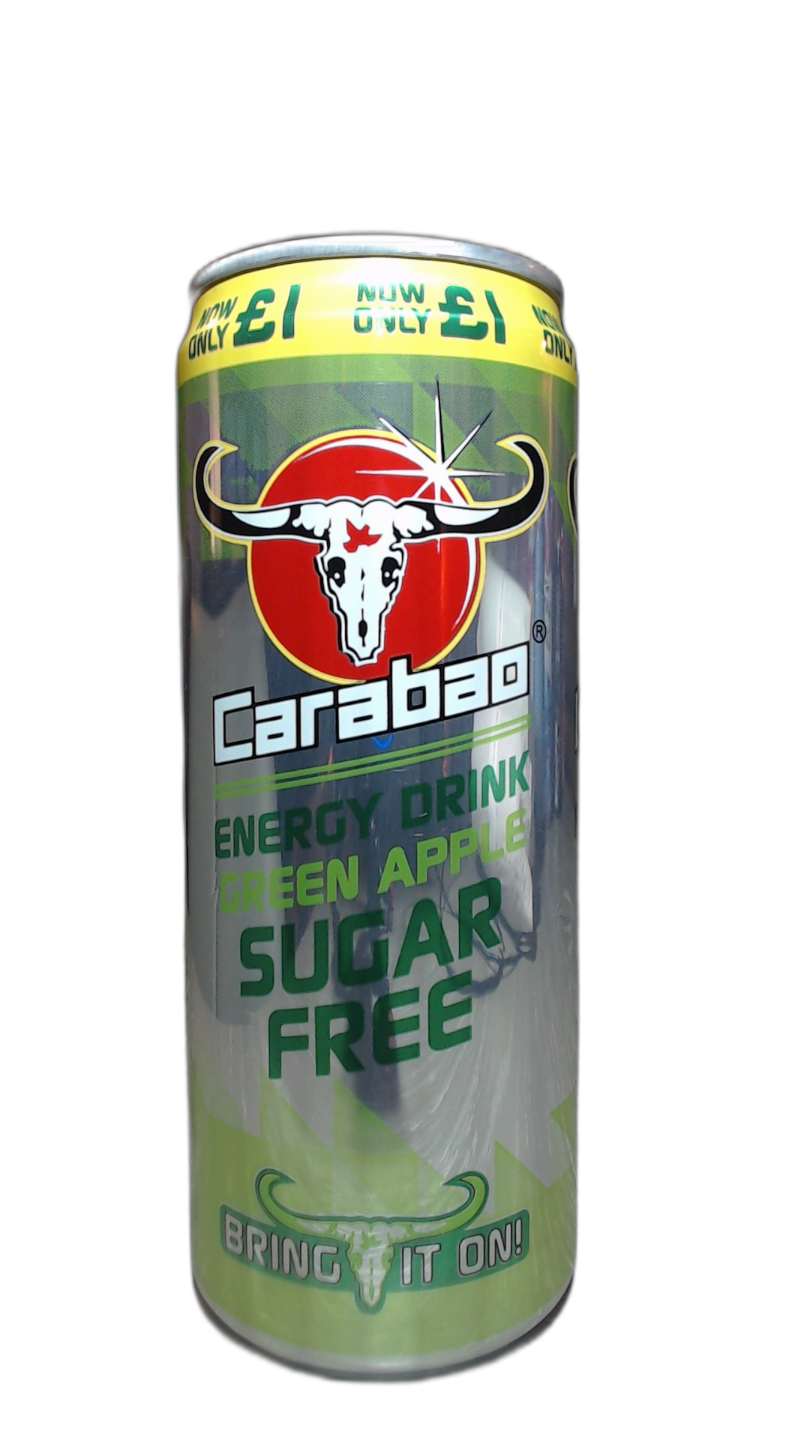 Carabao Green Apple Sugar Free PMP £1