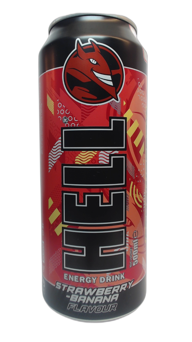 Hell Strawberry-Banana 500ml PMP £1