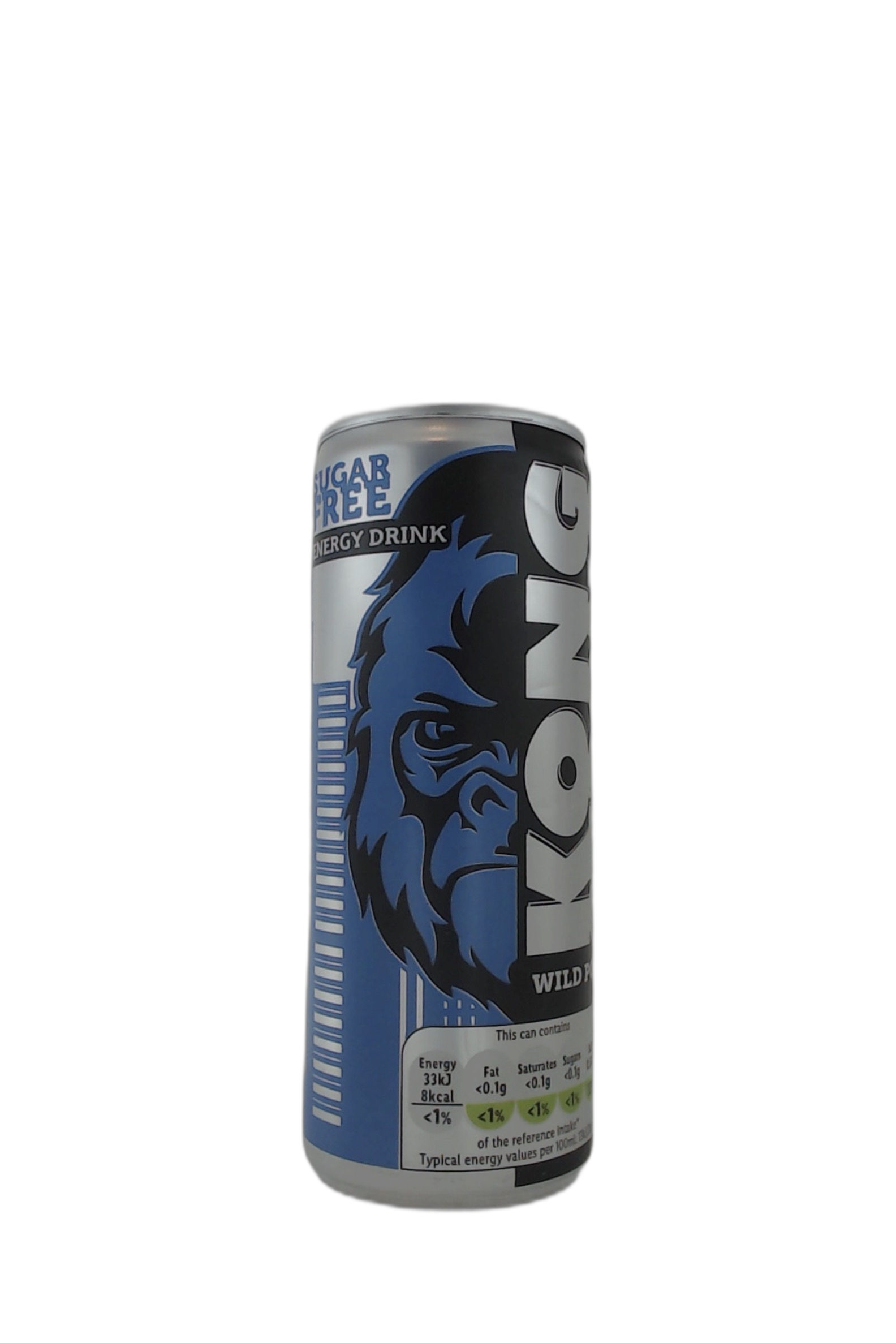 Kong Strong Sugar Free (Silver Text)