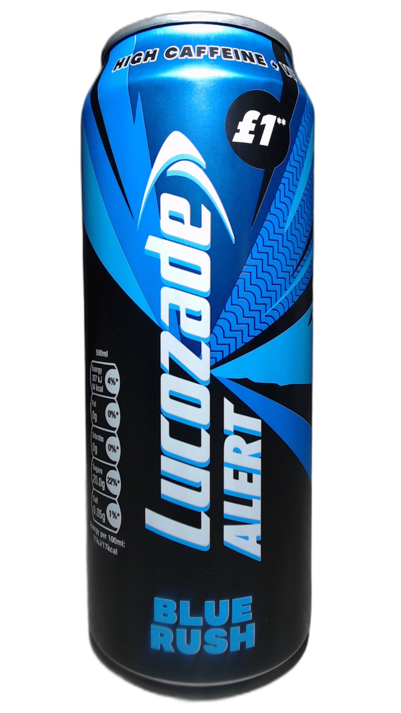 Lucozade Alert Blue Rush PMP £1