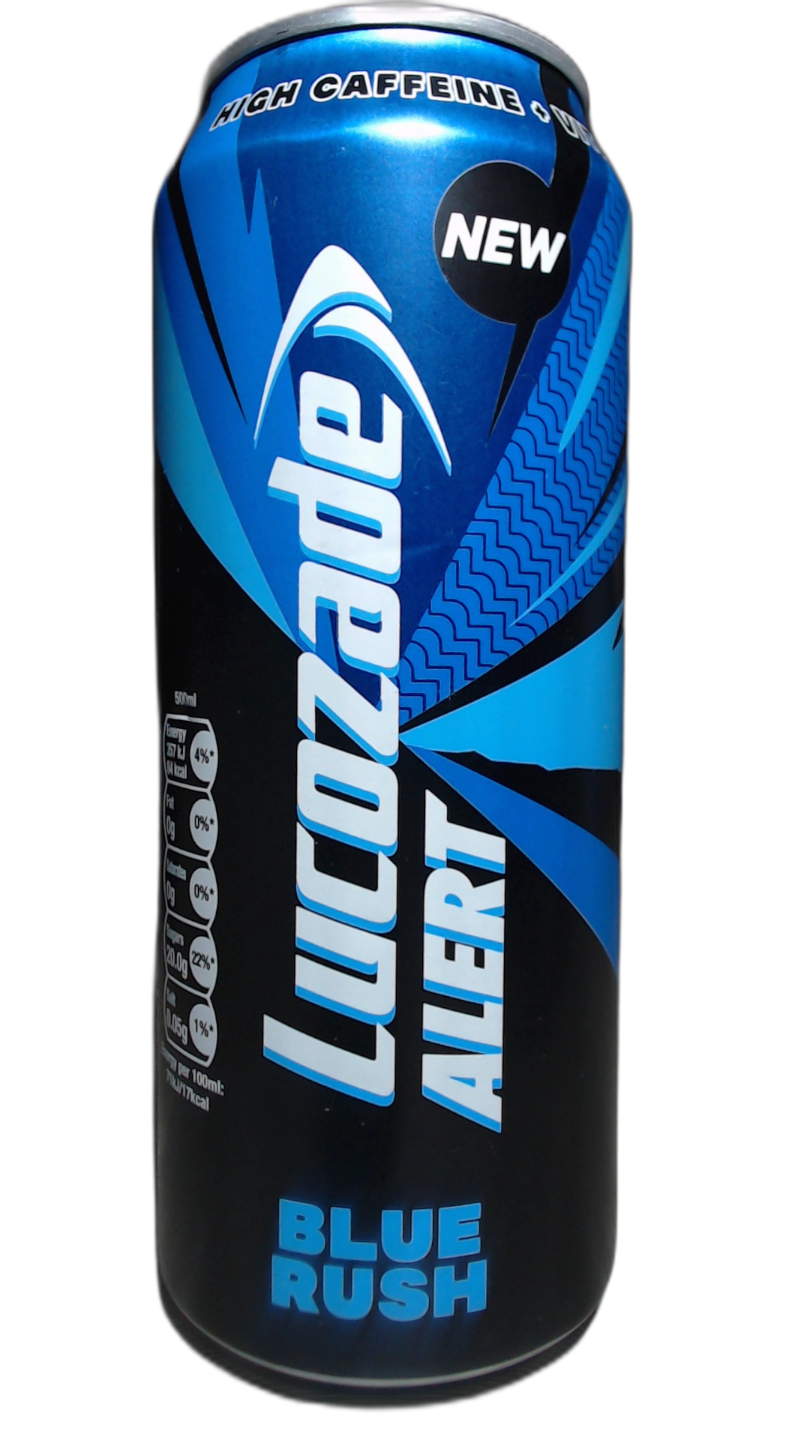 Lucozade Alert Blue Rush