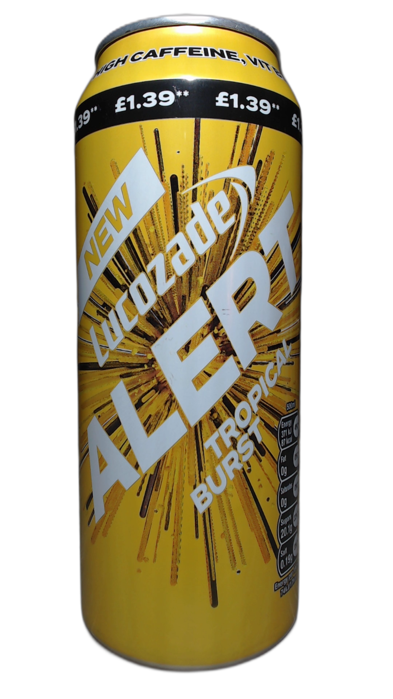 Lucozade Alert Tropical Burst PMP £1.39