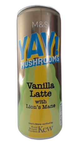 M&S Yay! Mushrooms Vanilla Latte with Lion's Mane