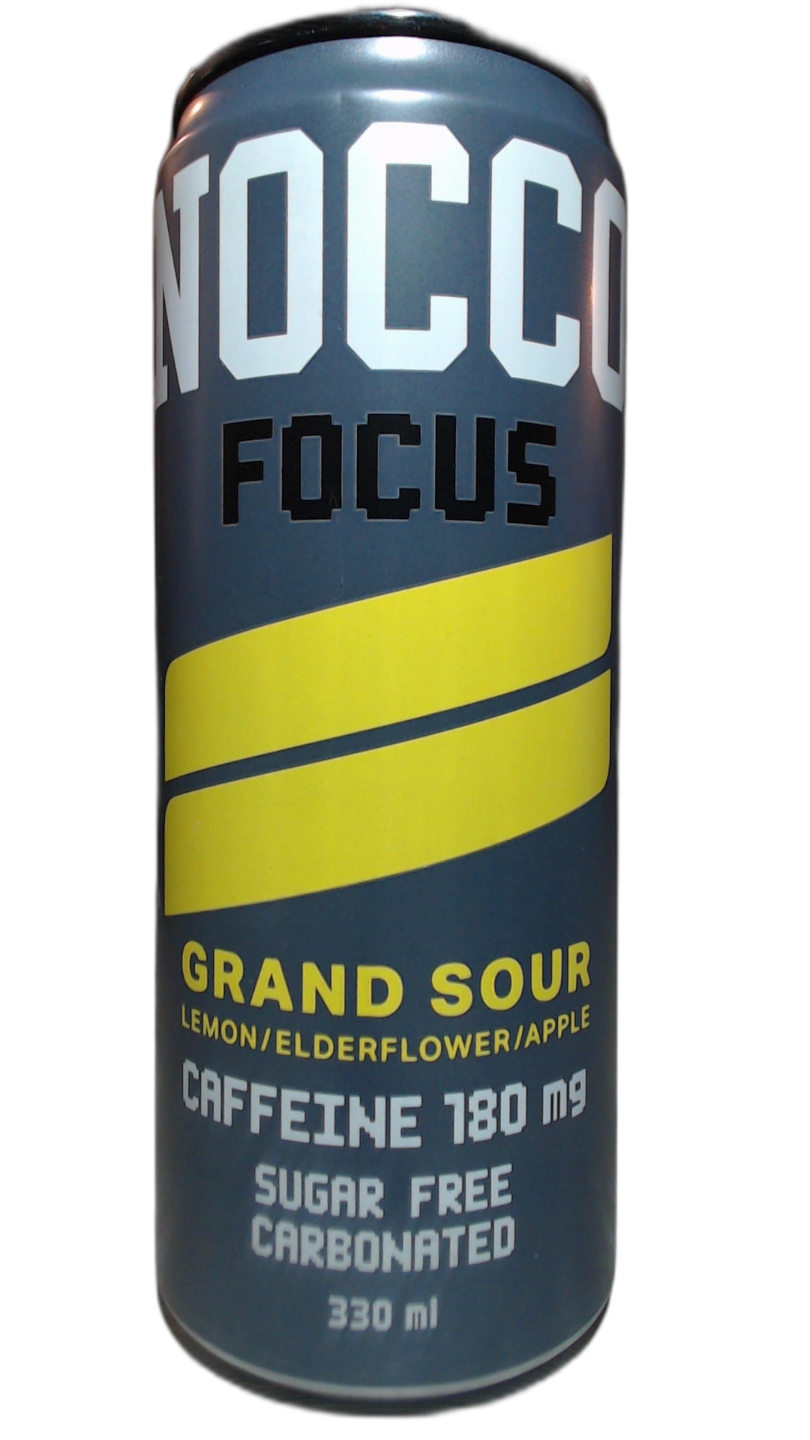 NOCCO Focus Grand Sour Lemon/Elderflower/Apple