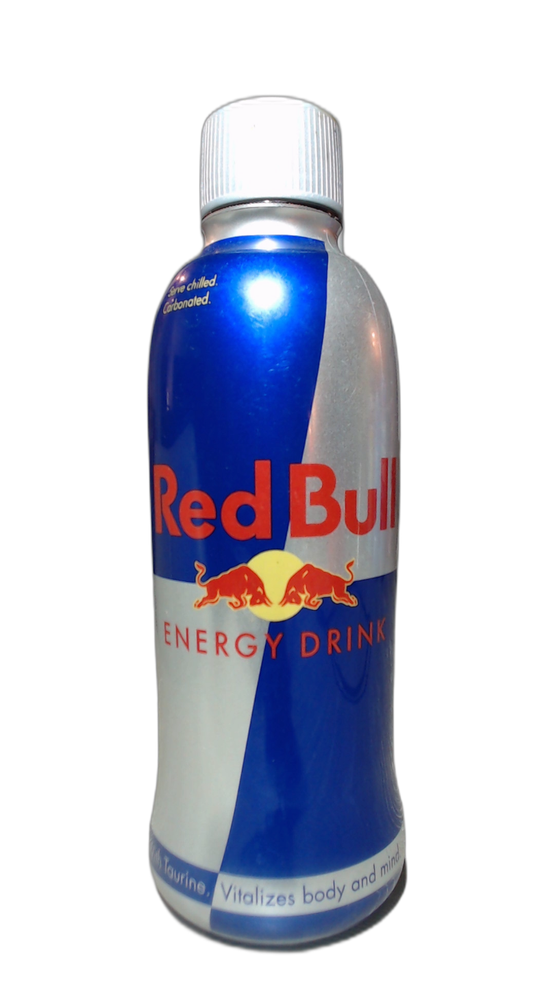 Red Bull Plastic Bottle