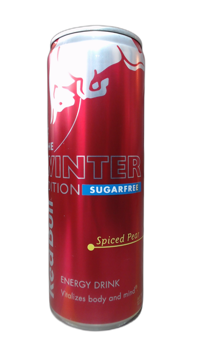 Red Bull Winter Edition Sugarfree Spice Pear