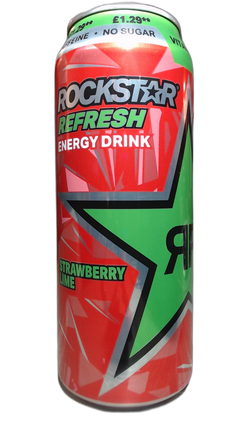 Rockstar Refresh Strawberry Lime PMP £1.29