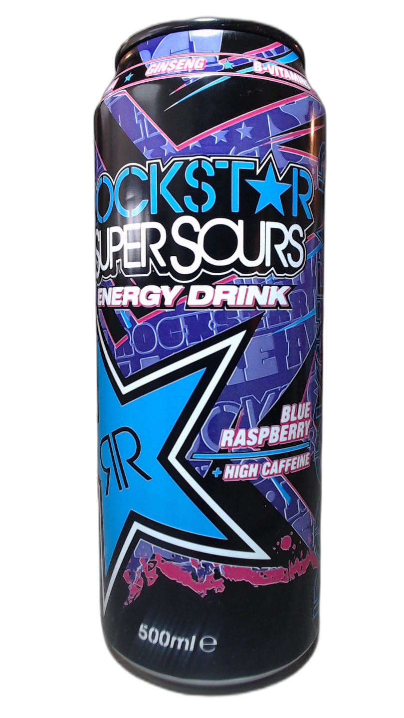 Rockstar Super Sours Blue Raspberry